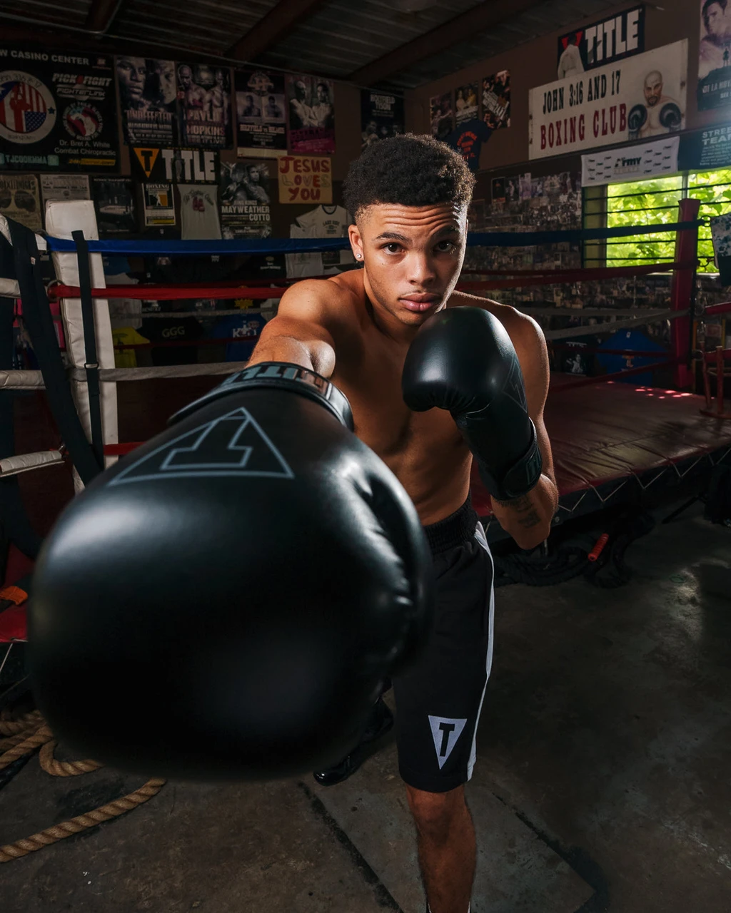 TITLE Boxing Vegan Fitness Bag Boxing Gloves