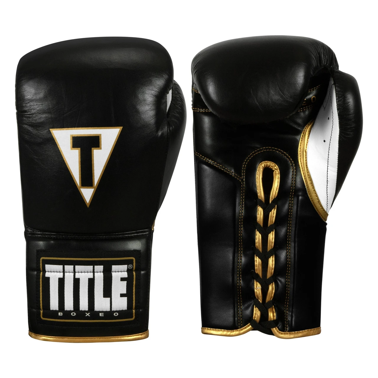 TITLE Boxeo Mexican Leather Lace Training Boxing Gloves Quatro