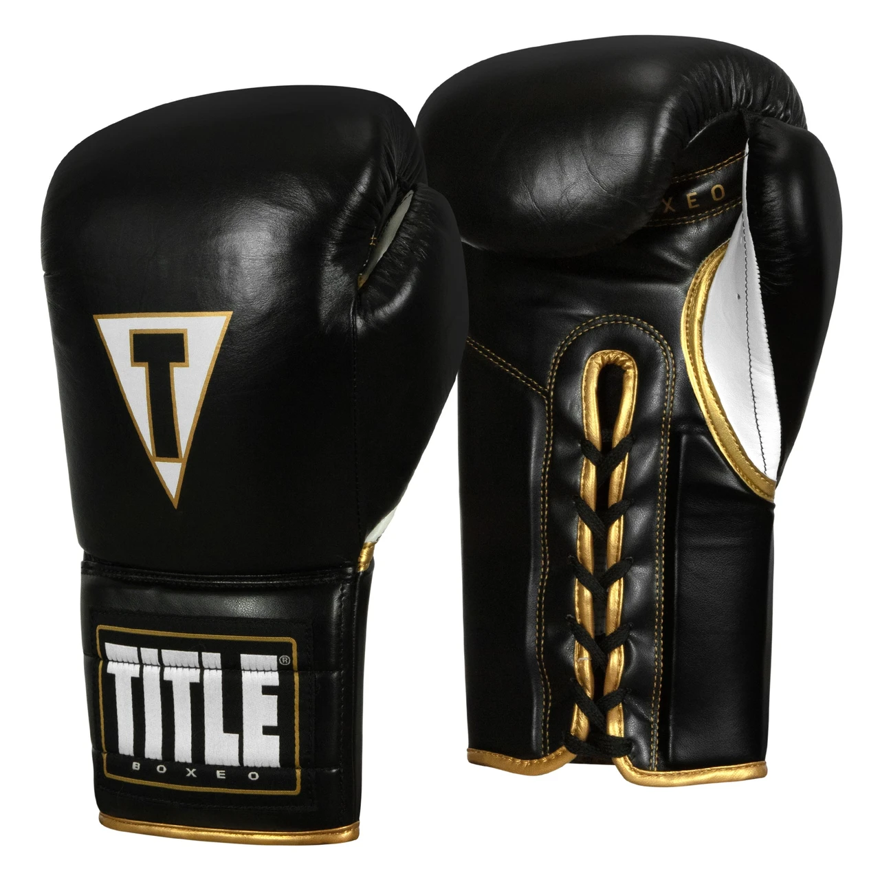 TITLE Boxeo Mexican Leather Lace Training Boxing Gloves Quatro