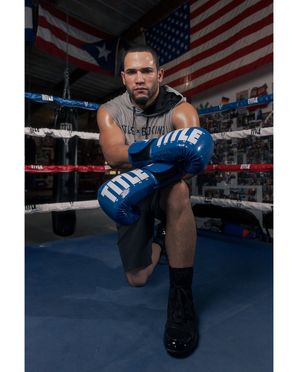 TITLE Boxing Inferno Intensity Elastic Training Boxing Gloves