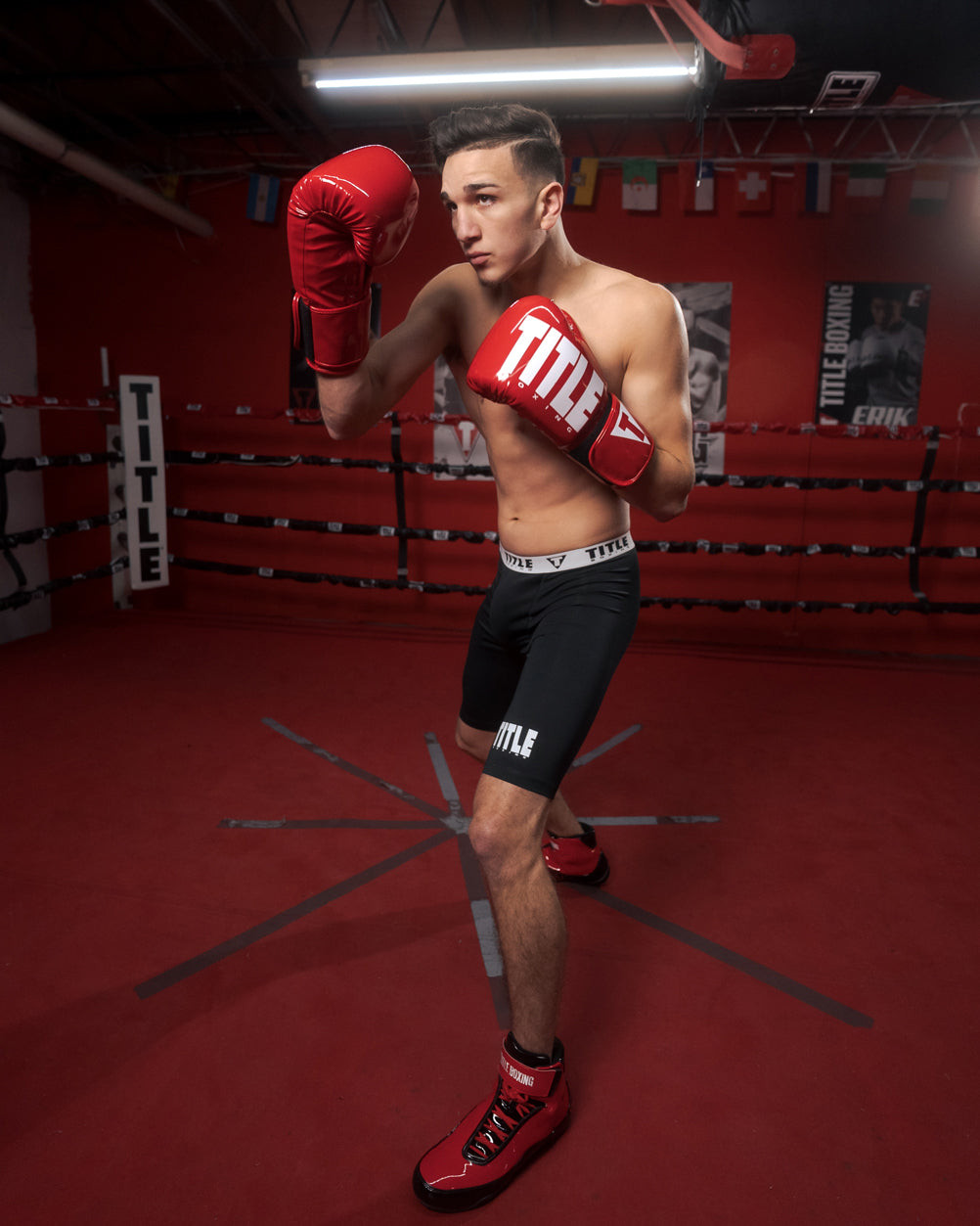 TITLE Boxing Inferno Intensity Elastic Training Boxing Gloves