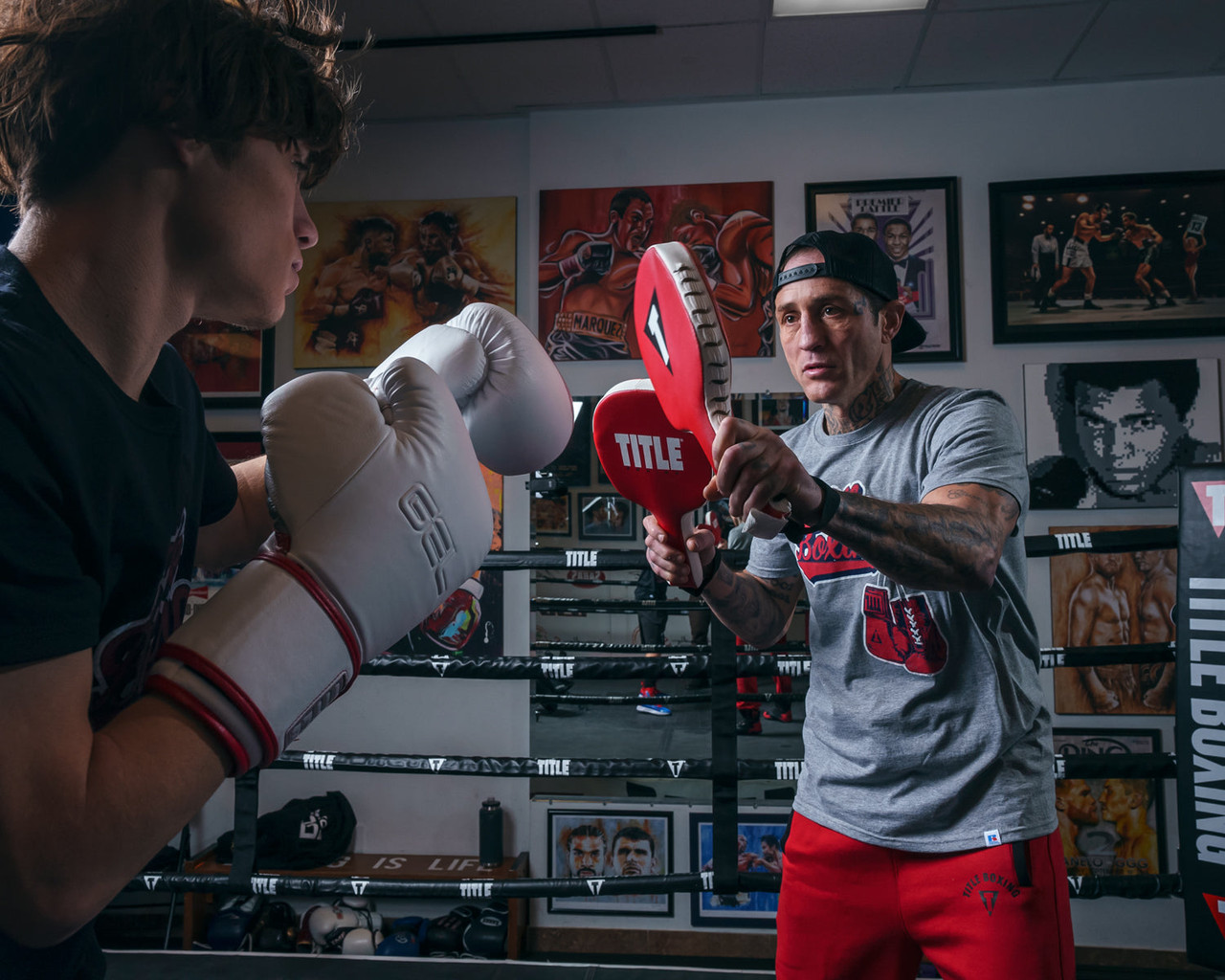 TITLE Boxing Punch Training Paddles