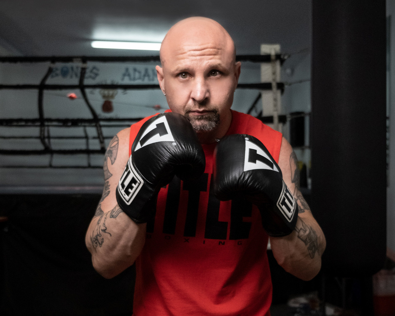 TITLE Boxing Pro Leather Bag Boxing Gloves 3.0