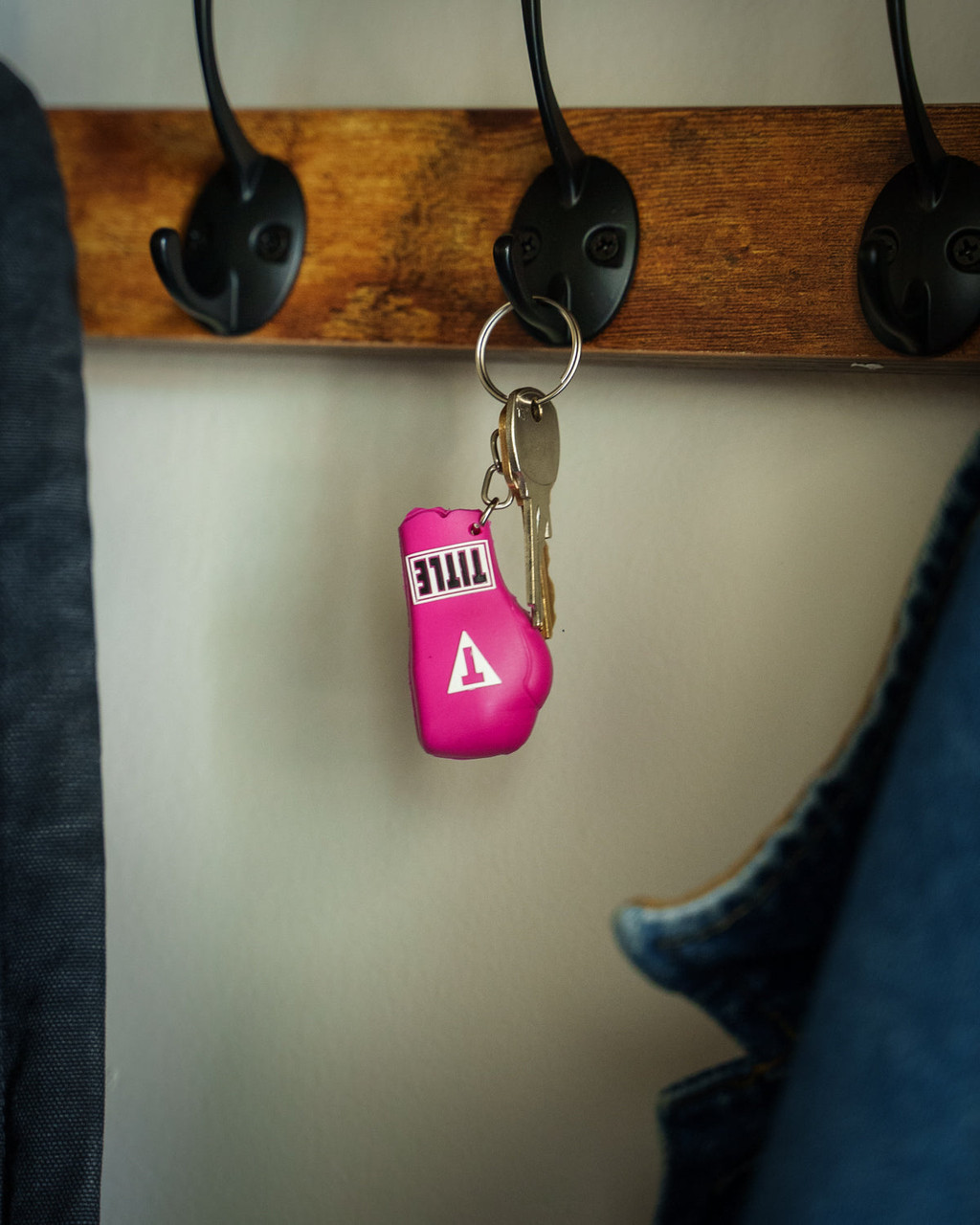 TITLE Boxing Molded Glove Keychain