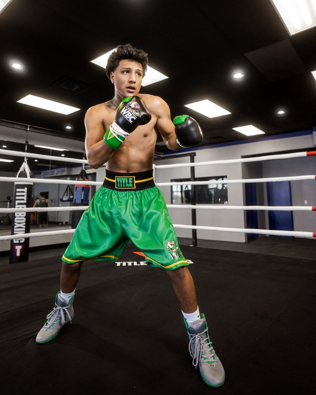 WBC by TITLE Boxing Professional Boxing Trunks