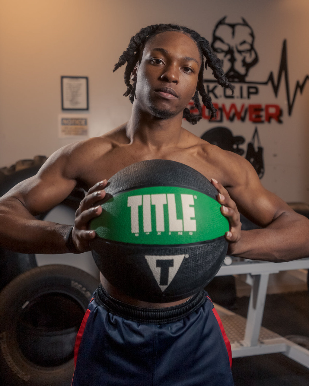 TITLE Boxing Rubber Medicine Ball