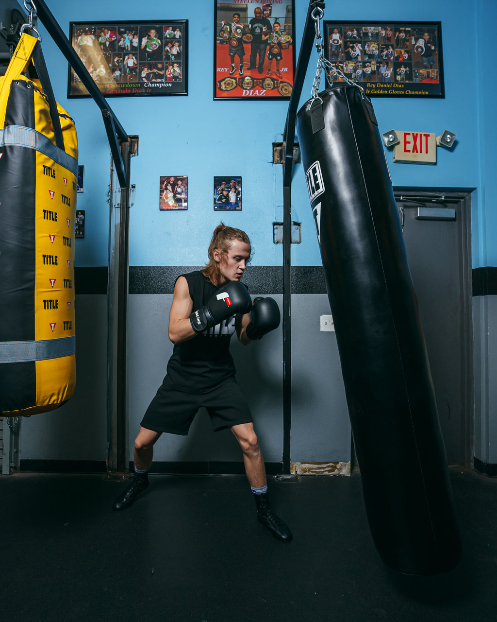 Fighting Leather Training Boxing Gloves