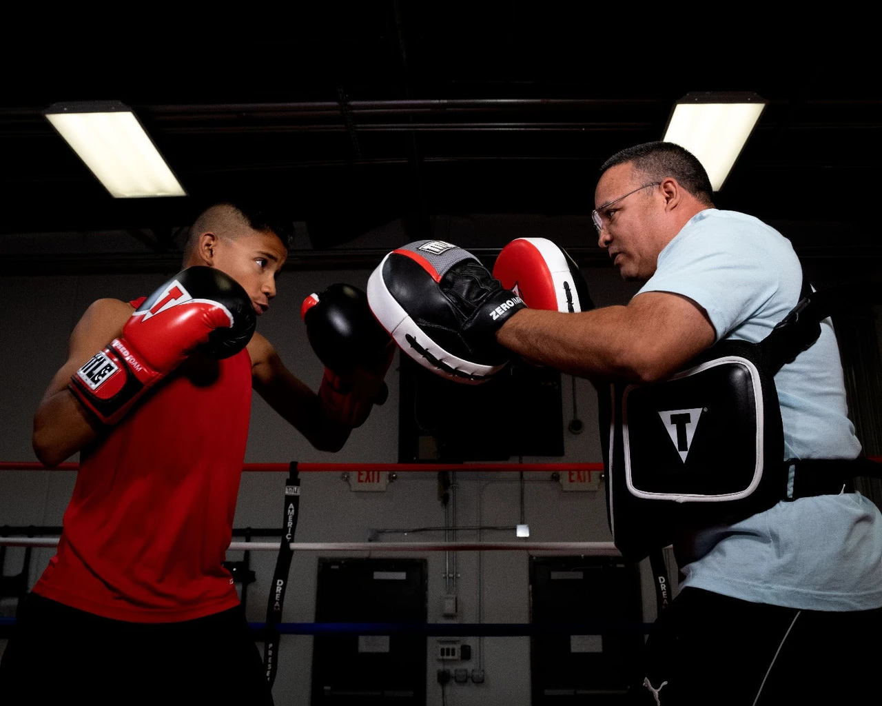 TITLE Boxing Infused Foam Interrogate Training Boxing Gloves 2.0