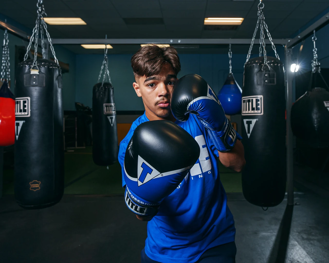 TITLE Boxing Infused Foam Interrogate Training Boxing Gloves 2.0