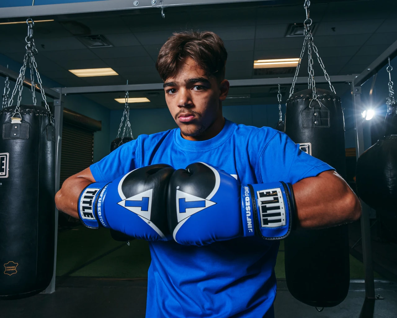 TITLE Boxing Infused Foam Interrogate Training Boxing Gloves 2.0