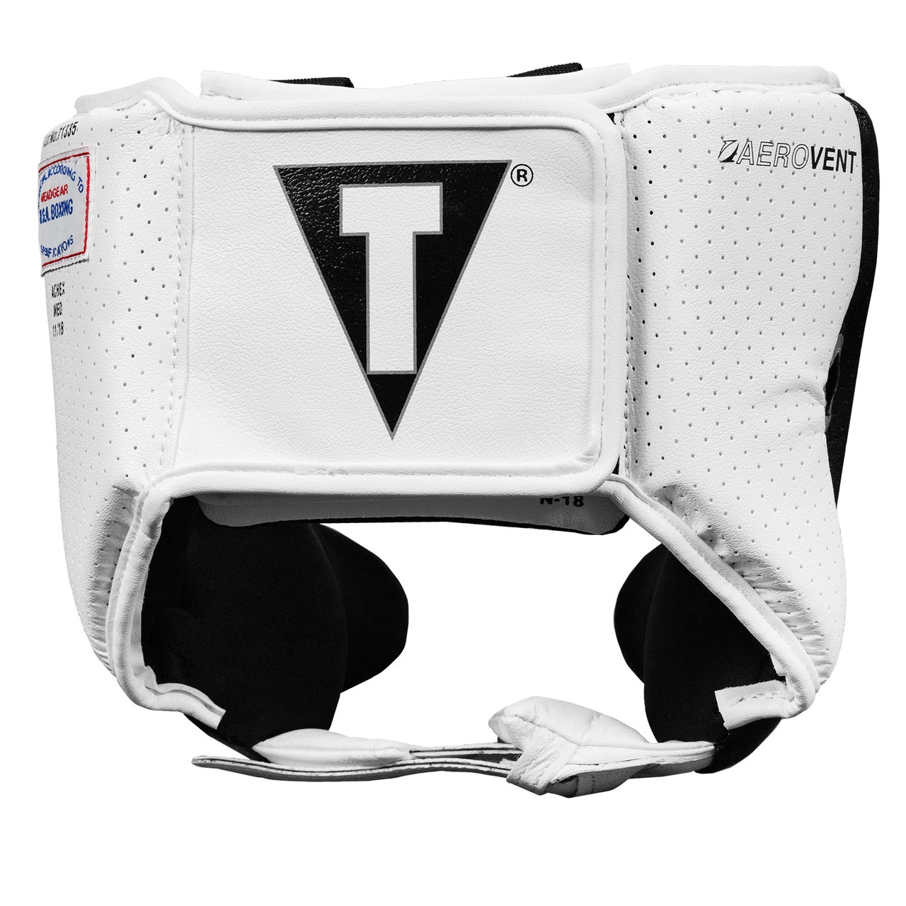 TITLE Boxing Aerovent Elite USA Boxing Competition Headgear – With Cheeks