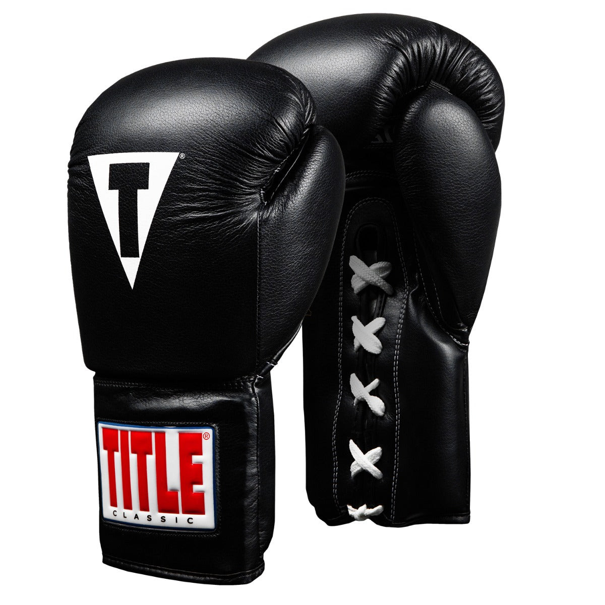 TITLE Classic Leather Lace Training Boxing Gloves 2.0