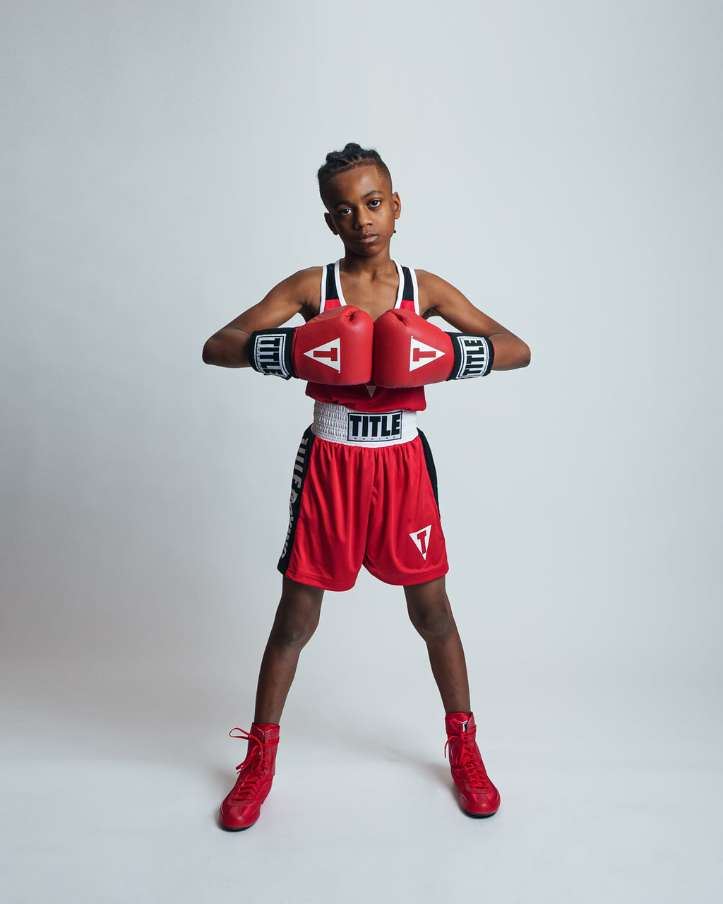 TITLE Boxing USA Boxing Competition Boxing Gloves - Elastic