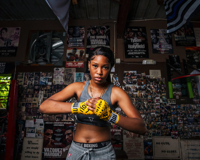 TITLE Boxing Print Hand Wraps 180"