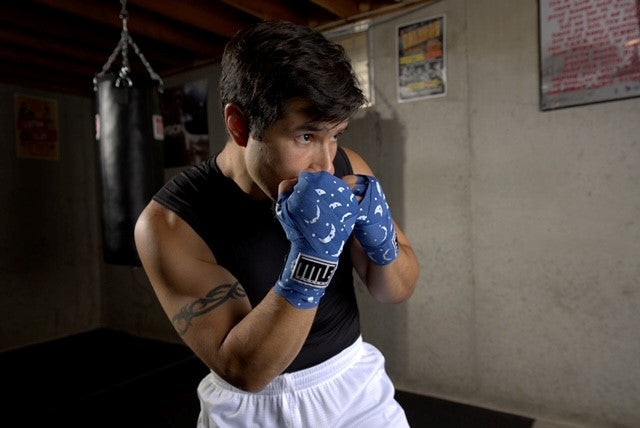 TITLE Boxing Print Hand Wraps 180"