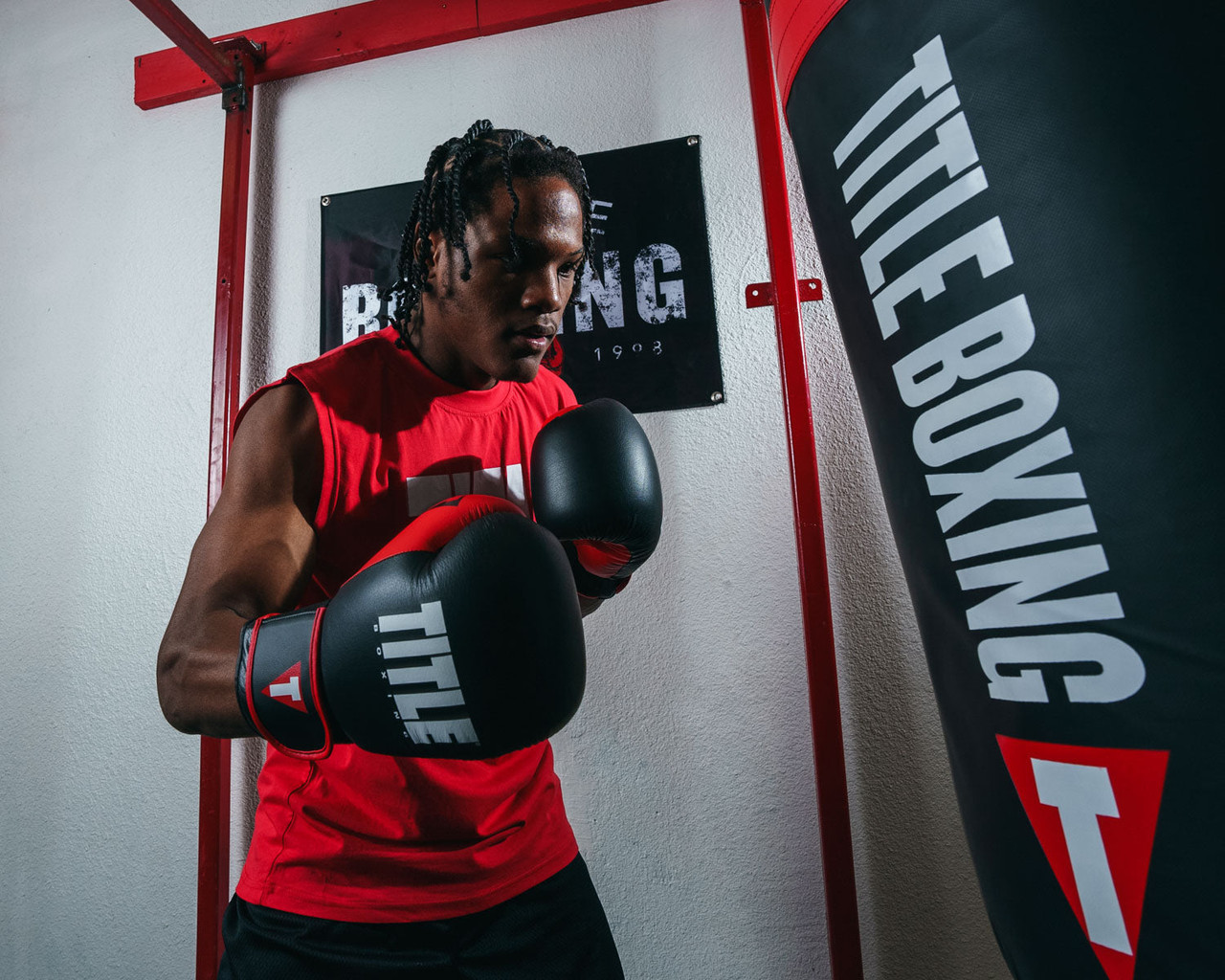 TITLE Boxing Dynamic Strike Heavy Bag Boxing Gloves