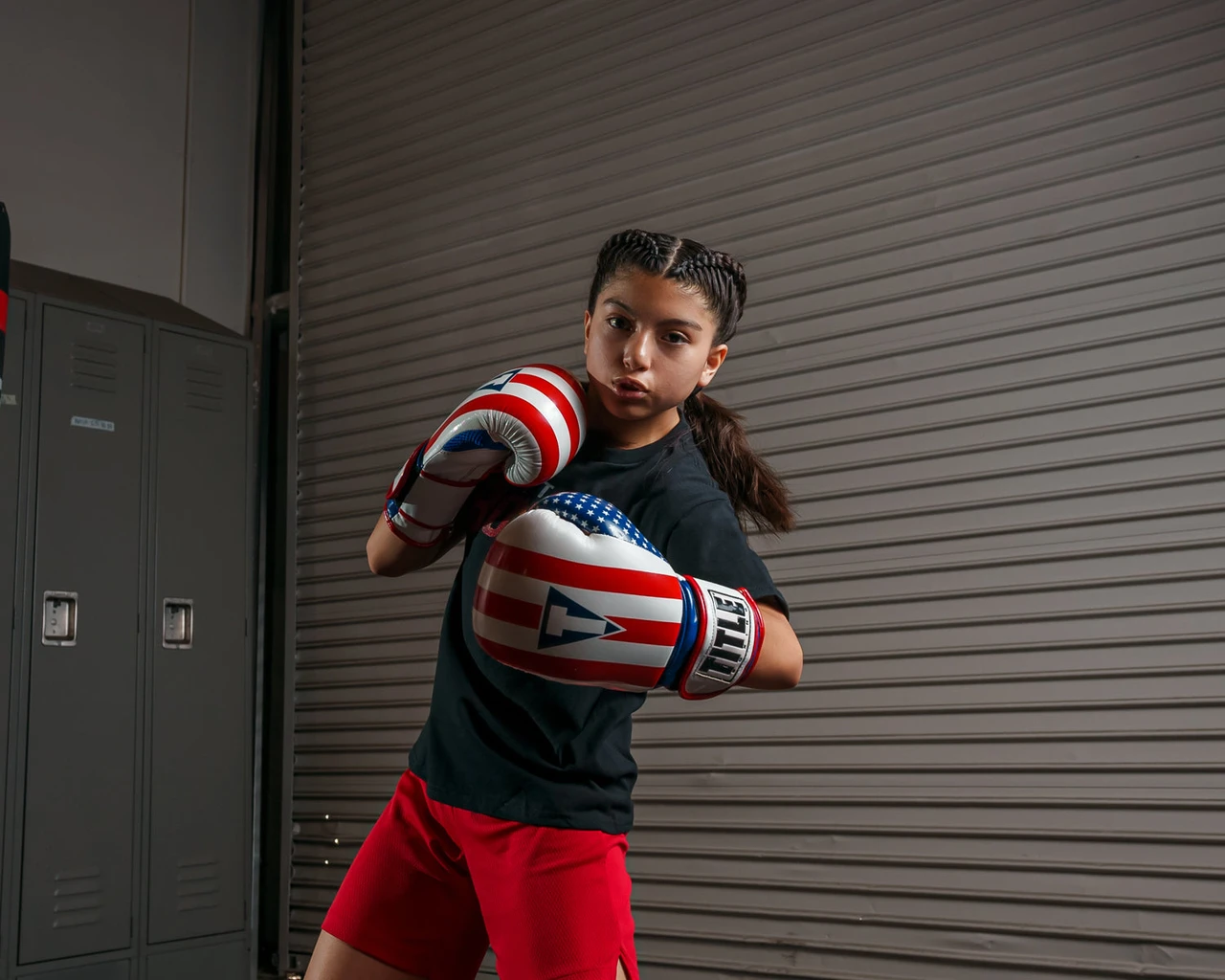 TITLE Boxing Infused Foam Combat USA Training Boxing Gloves