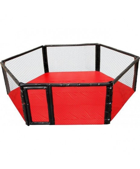 PRO MMA FLOOR HEXAGON MIXED MARTIAL ARTS CAGE WITH PAD/COVER PRO