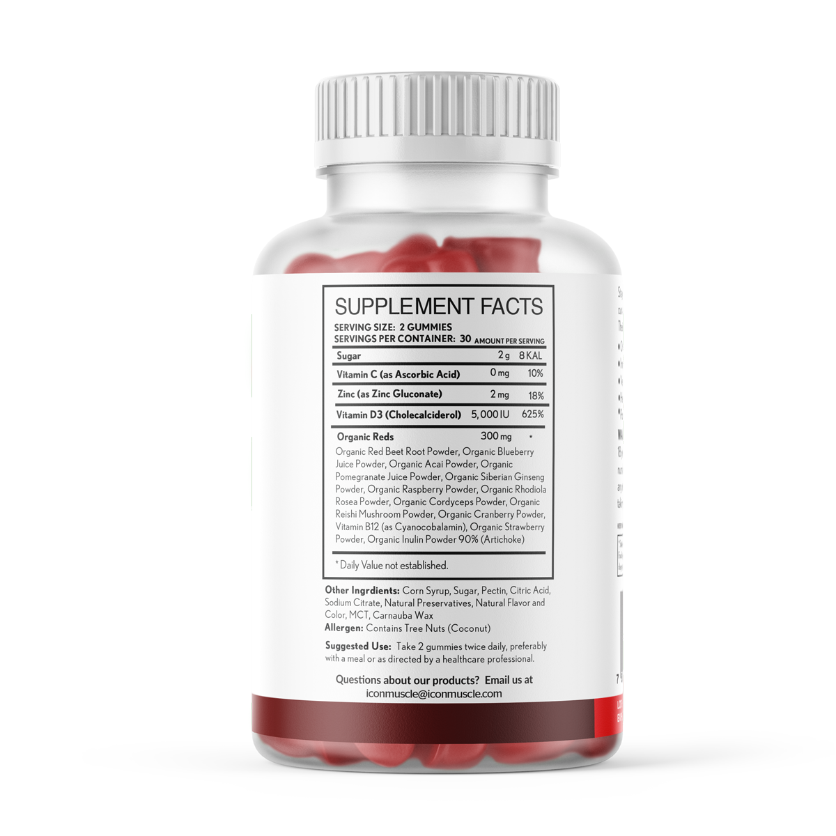 ICON Muscle Superfoods Gummies - Greens
