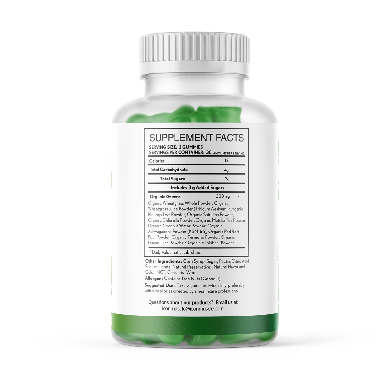 ICON Muscle Superfoods Gummies - Reds & Greens
