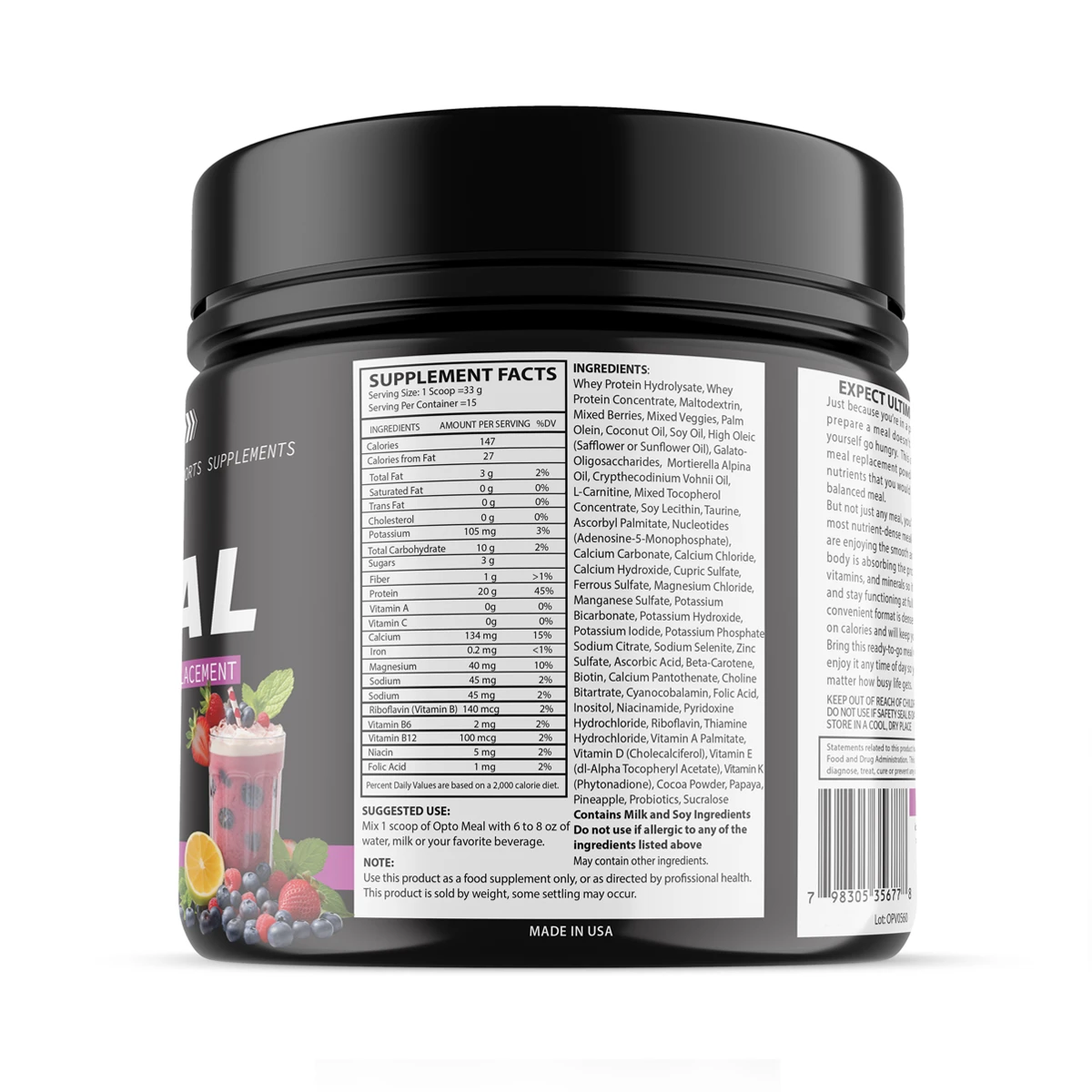 ICON Muscle Opto Meal - Fruit Smoothie