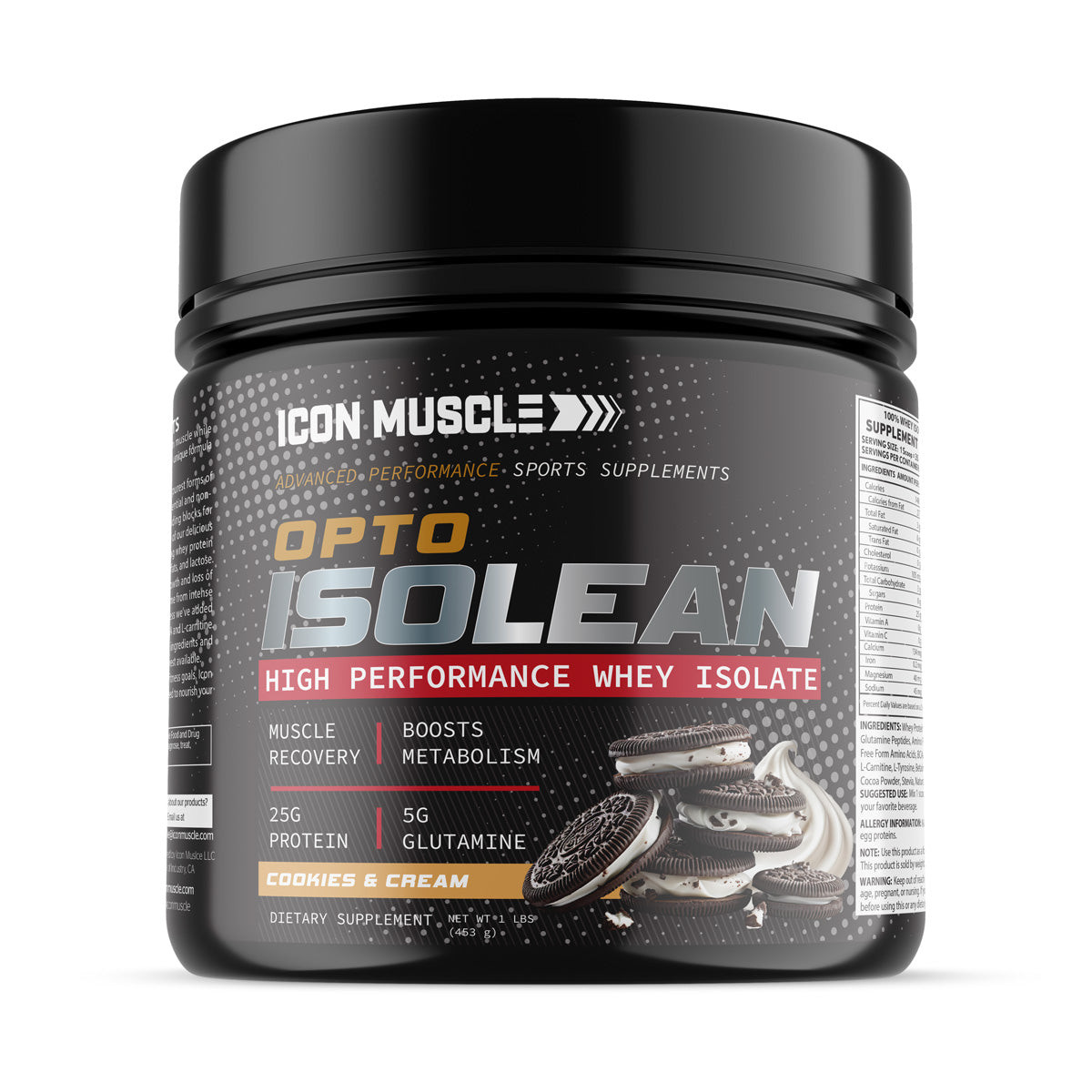 ICON Muscle Opto Isolean 1 lb - Cookies & Cream