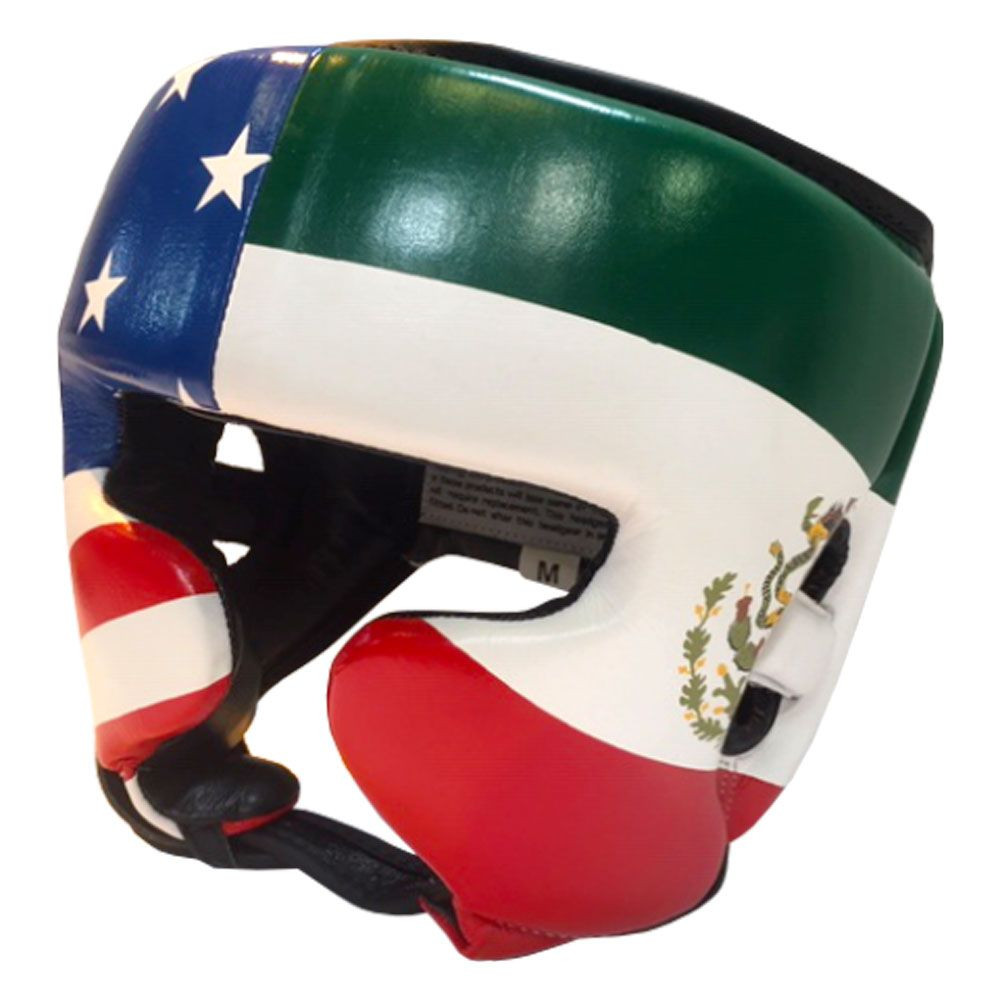 Ringside USA Boxing Competition Headgear - With Cheeks - Mexican Flag