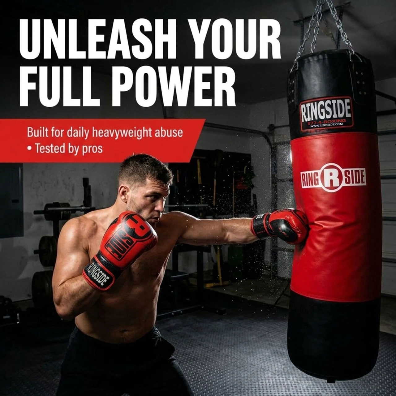 Ringside Soft Filled Powerhide 130 lb. Heavy Bag