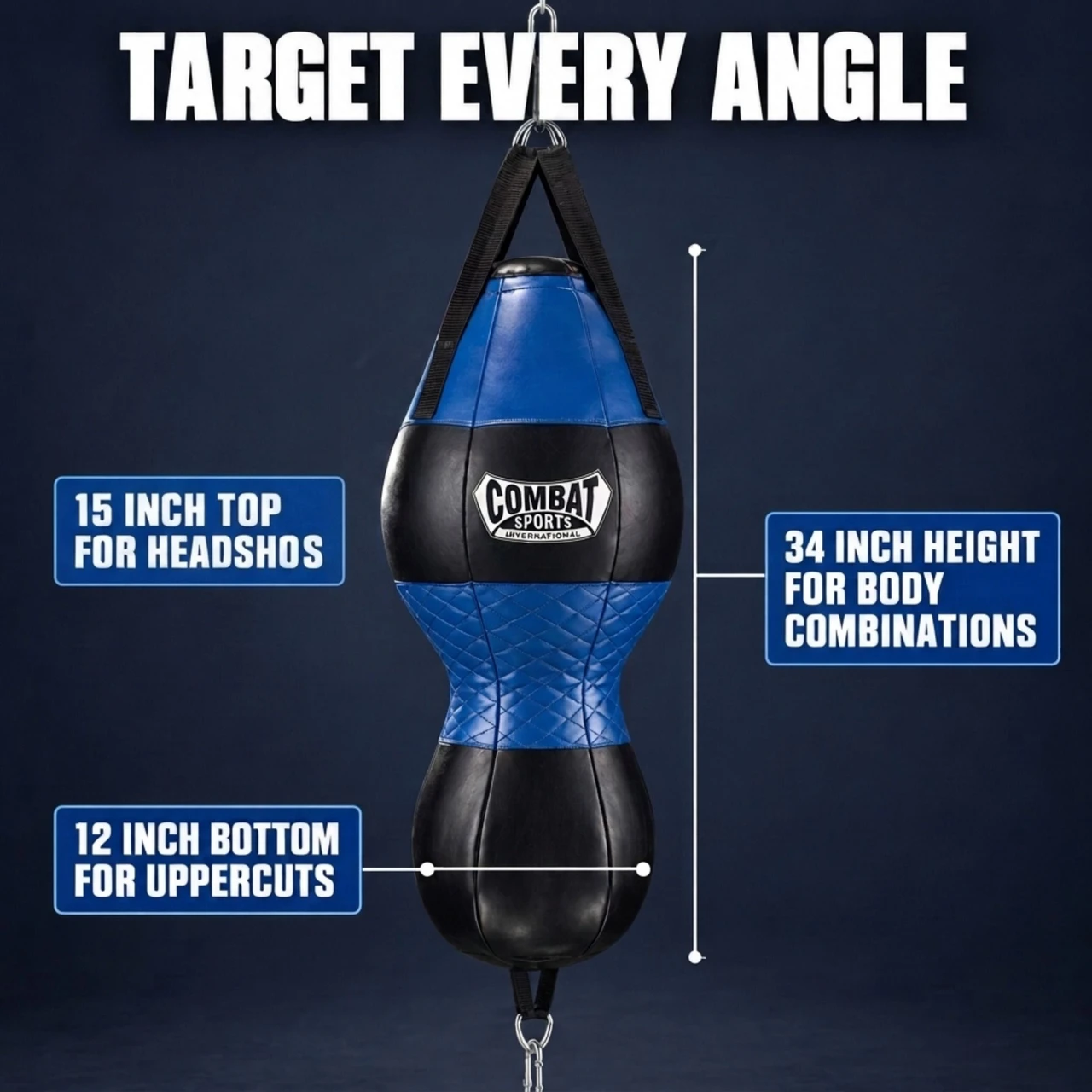 Combat Sports 45 lb. Double End Heavy Bag
