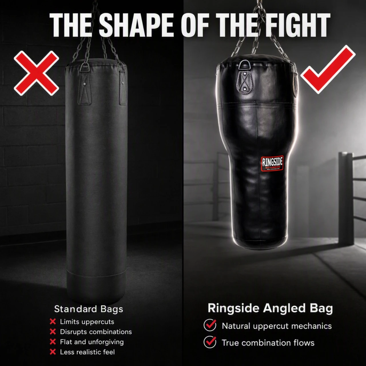 Ringside 65 lb. Angle Heavy Bag