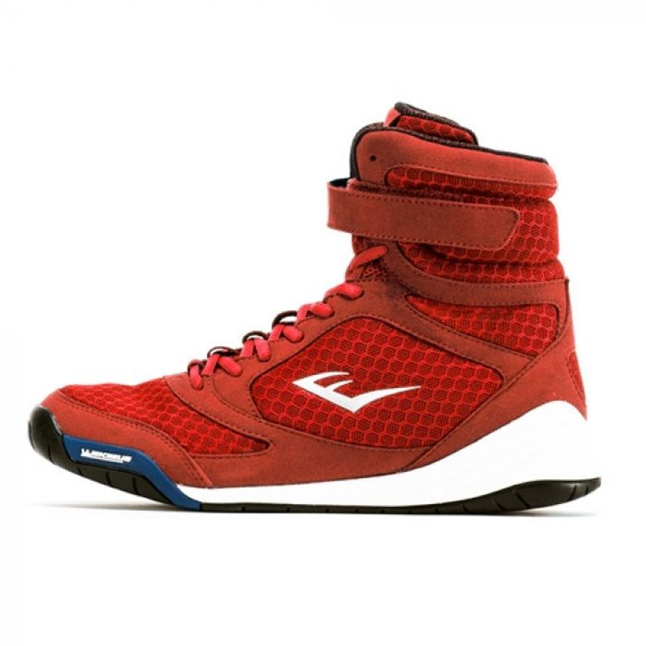 Everlast Elite High Top Boxing Shoes Red