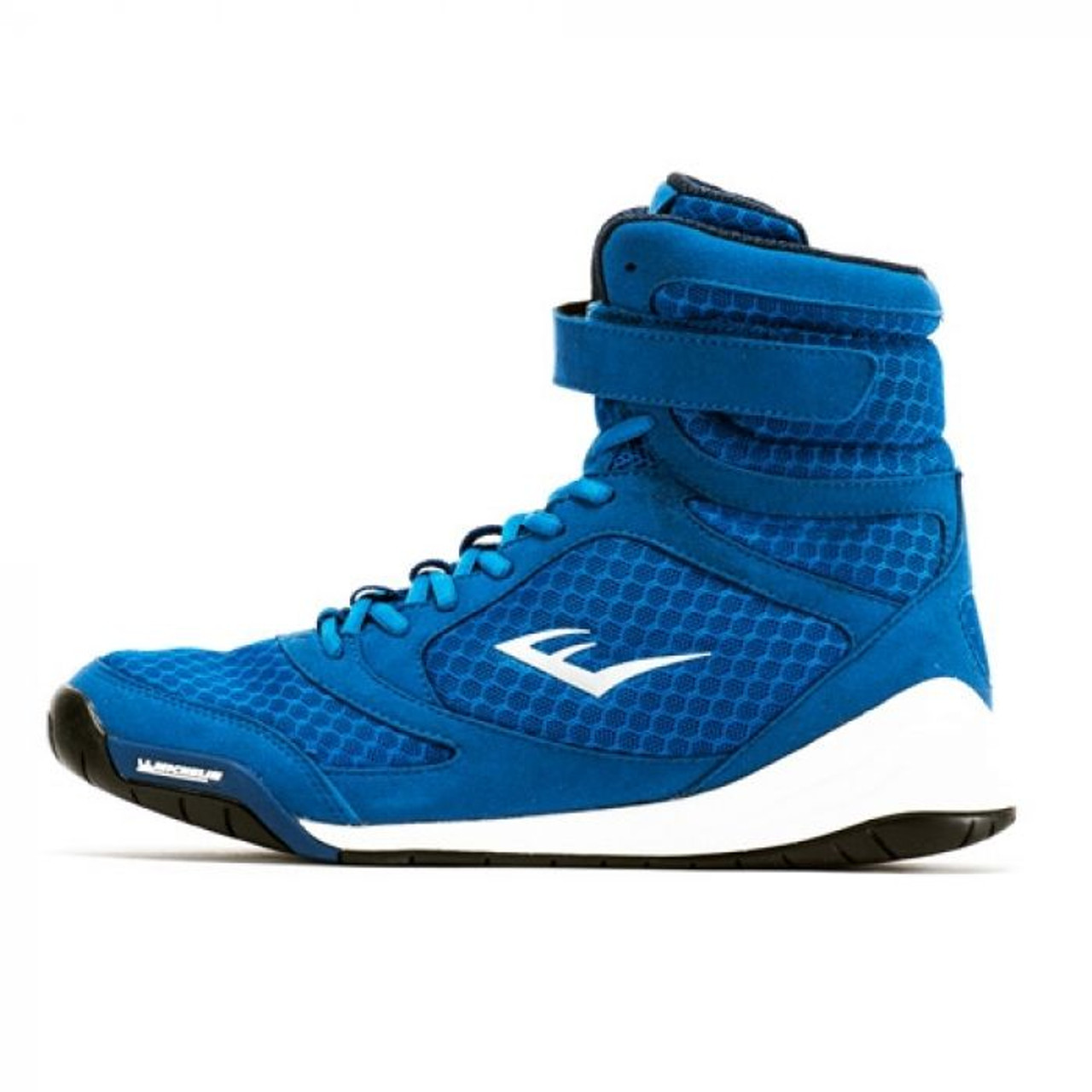 Everlast Elite High Top Boxing Shoes Blue