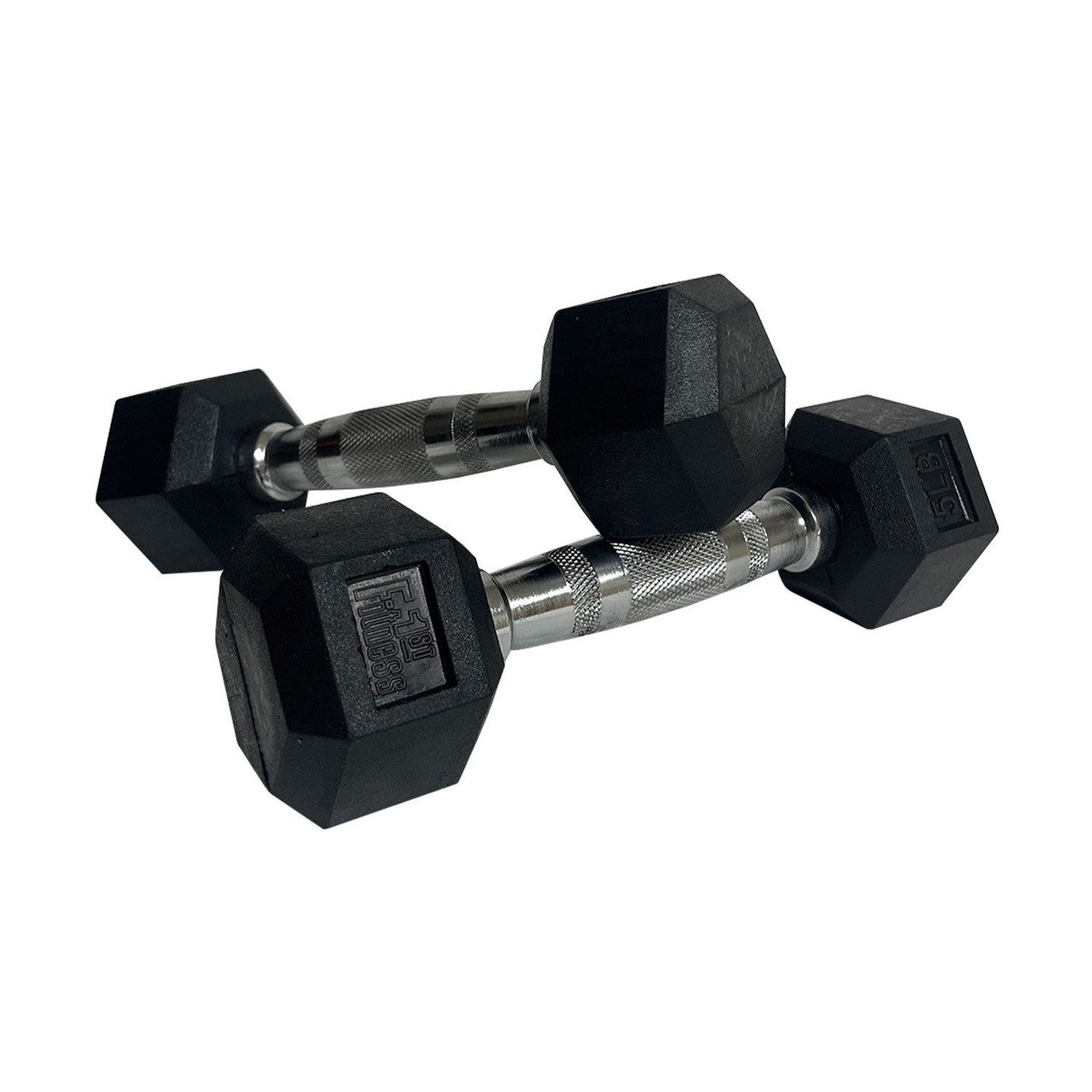 Fitness First Rubber Hex Dumbbell Sets