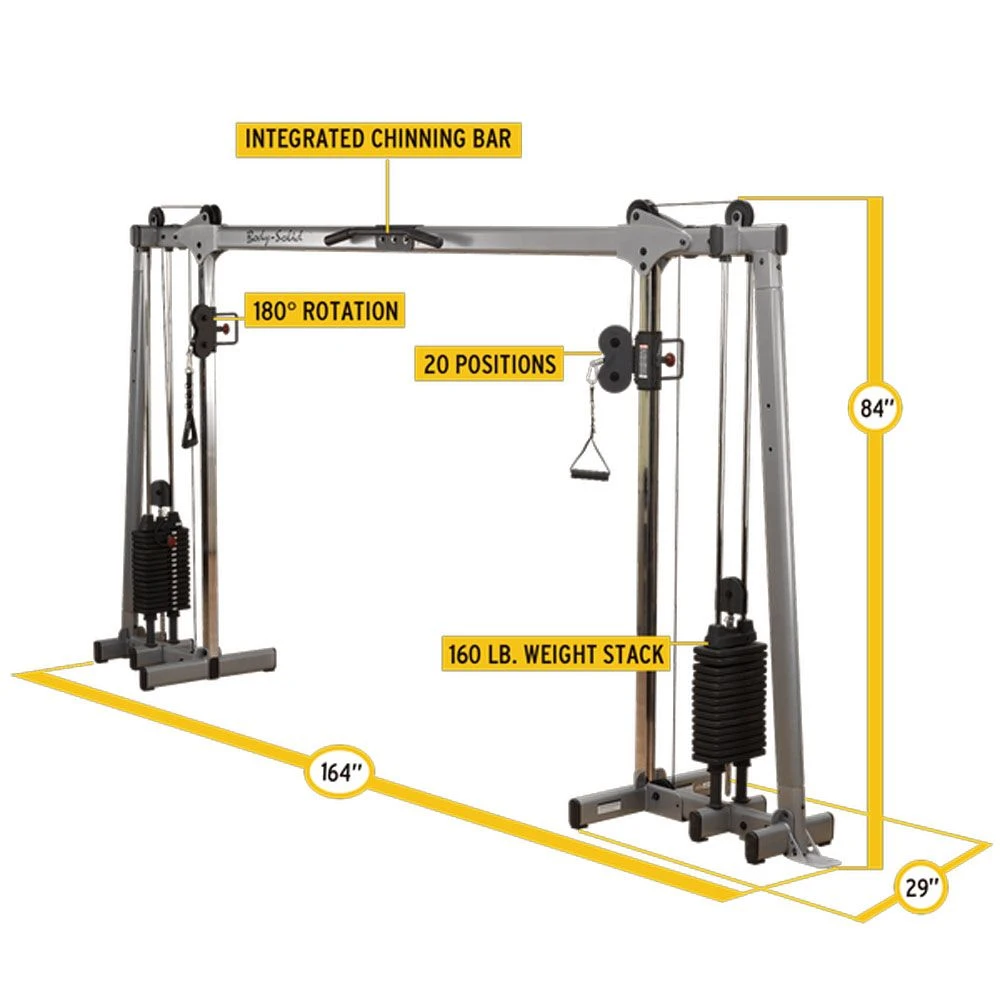 Body Solid GDCC250 Deluxe Cable Crossover