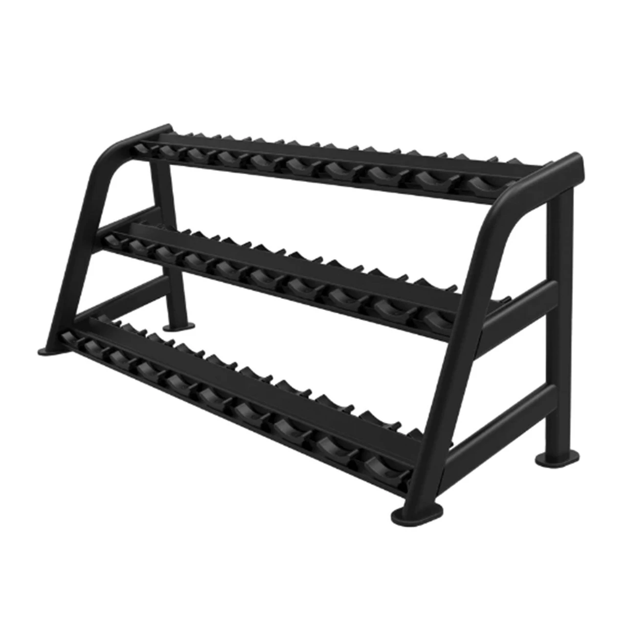 TKO 7052 15 Pair Signature Dumbbell Saddle Rack