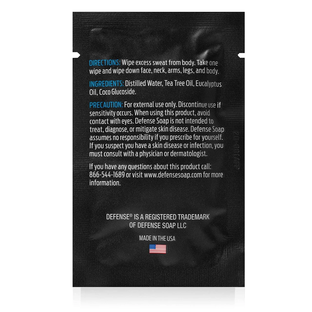 Defense Soap Body Wipes 30 Individually Packed Wipes