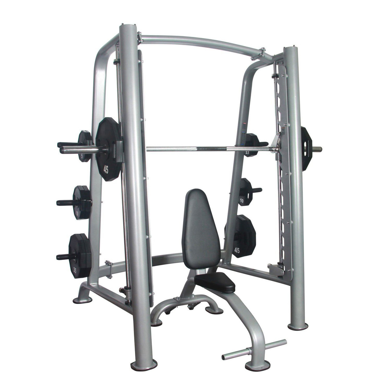Fitness First Smith Machine with Olympic Weight Plate Storage