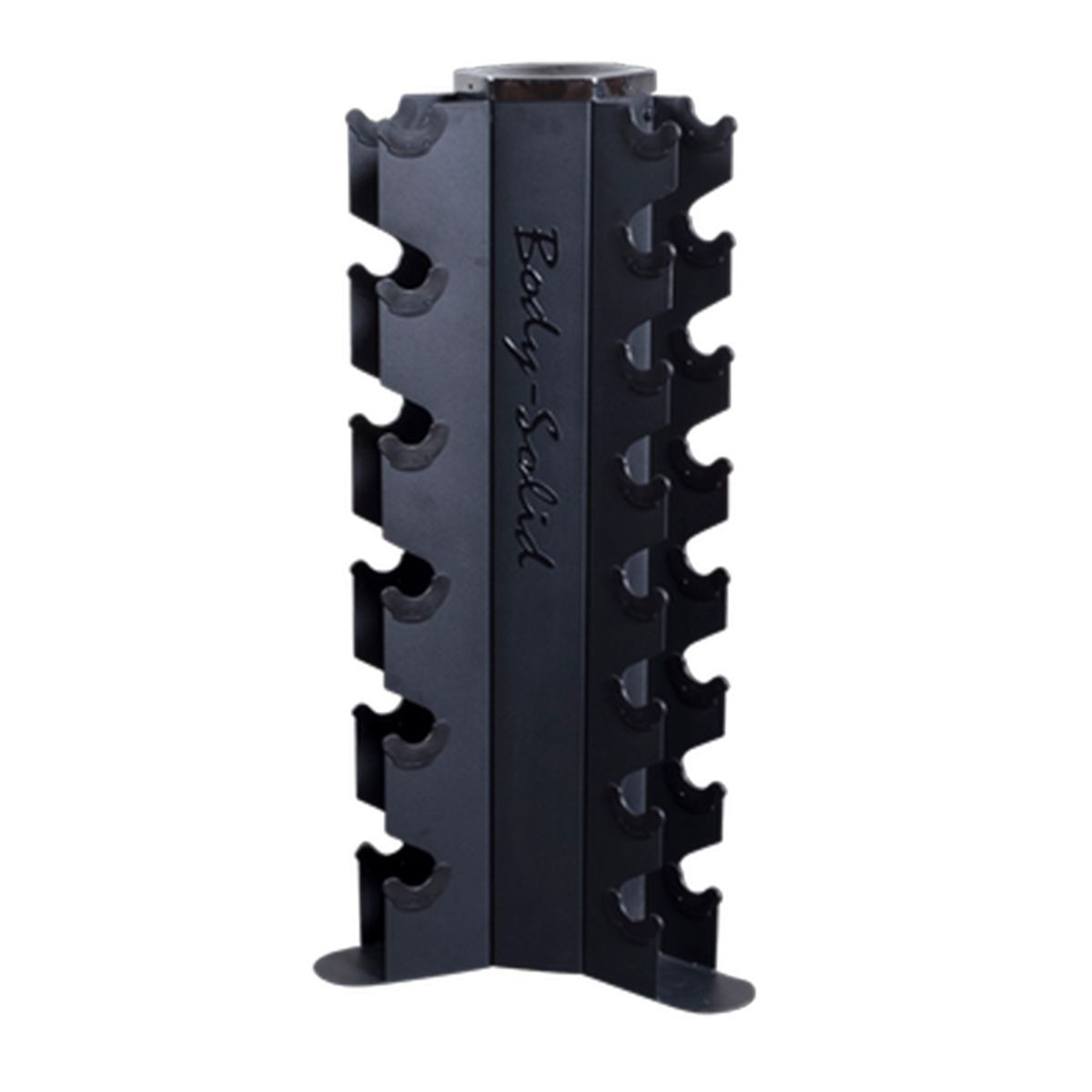 Body Solid 10 Pairs Vertical Dumbbells Rack