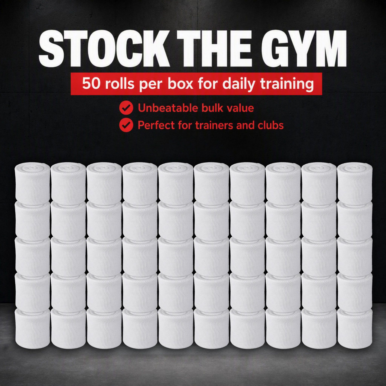 Ringside Super Boxing Gauze - Box of 50 Rolls