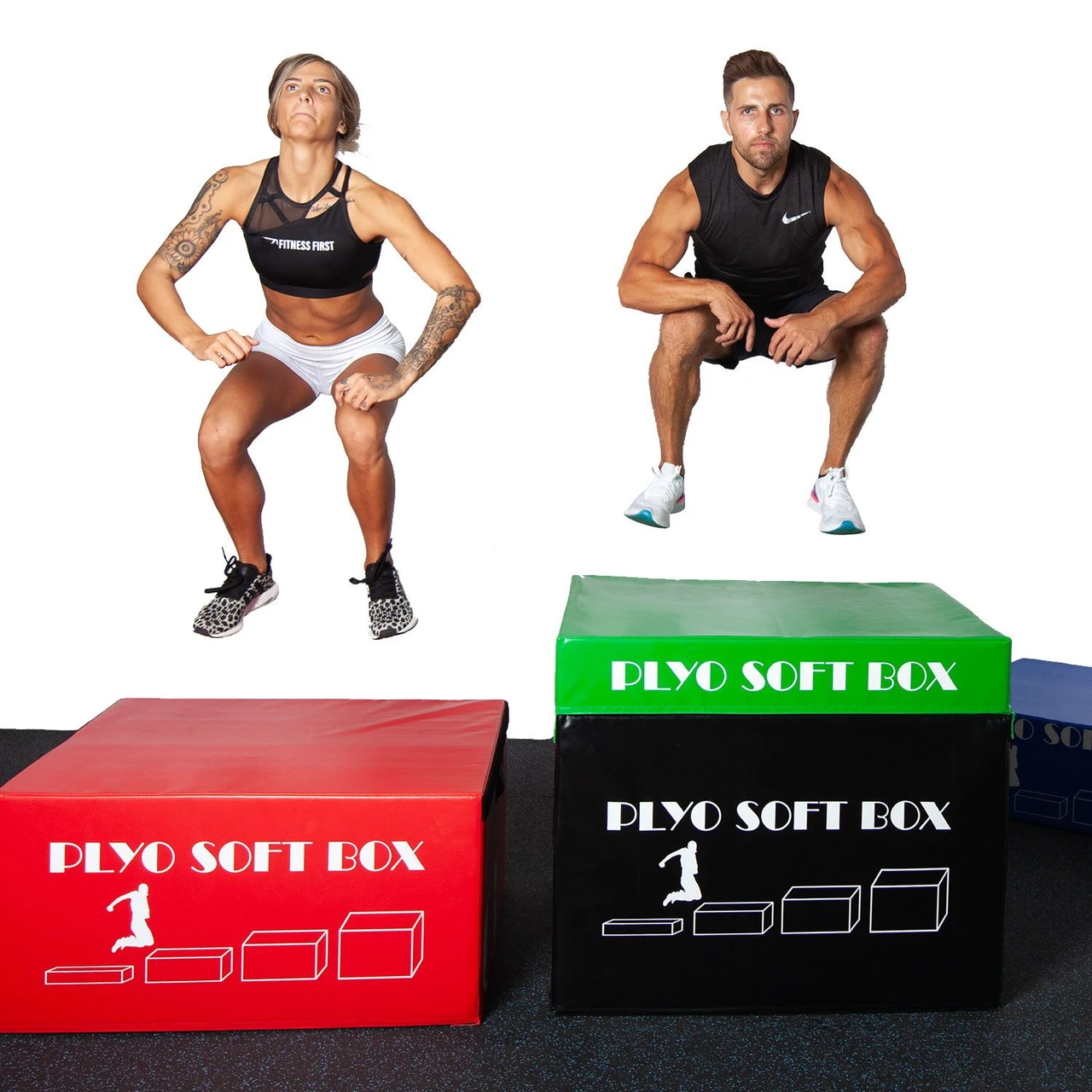 Fitness First Stackable Soft Plyo Boxes
