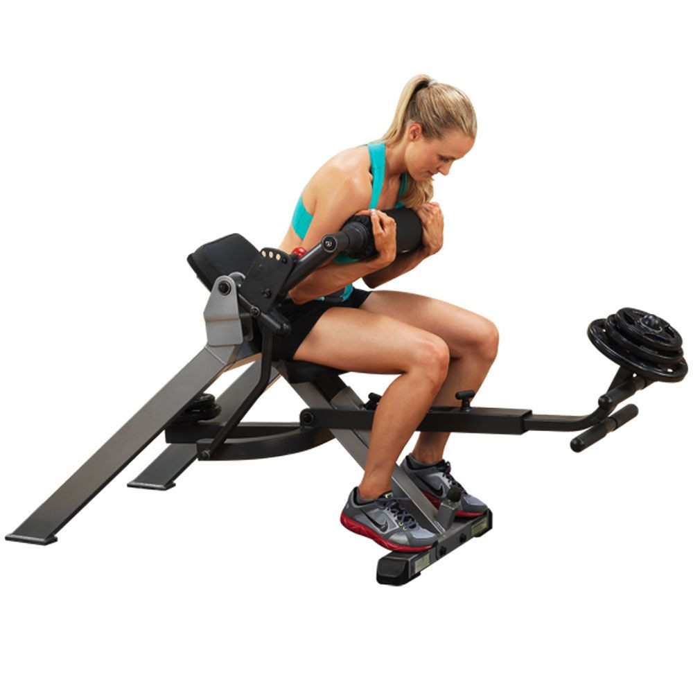 Body Solid GAB350 Semi Recumbent Dual Ab Bench
