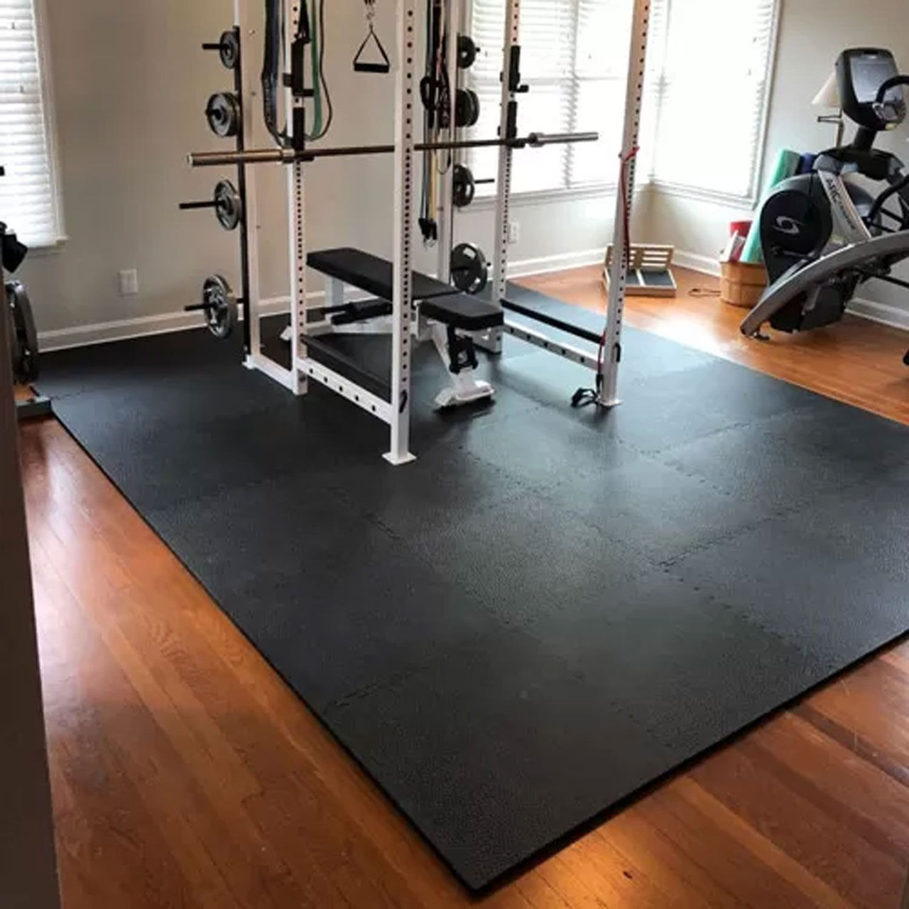 Gym Floor Tile Pebble, 3/4 Inch, 2x2 Ft