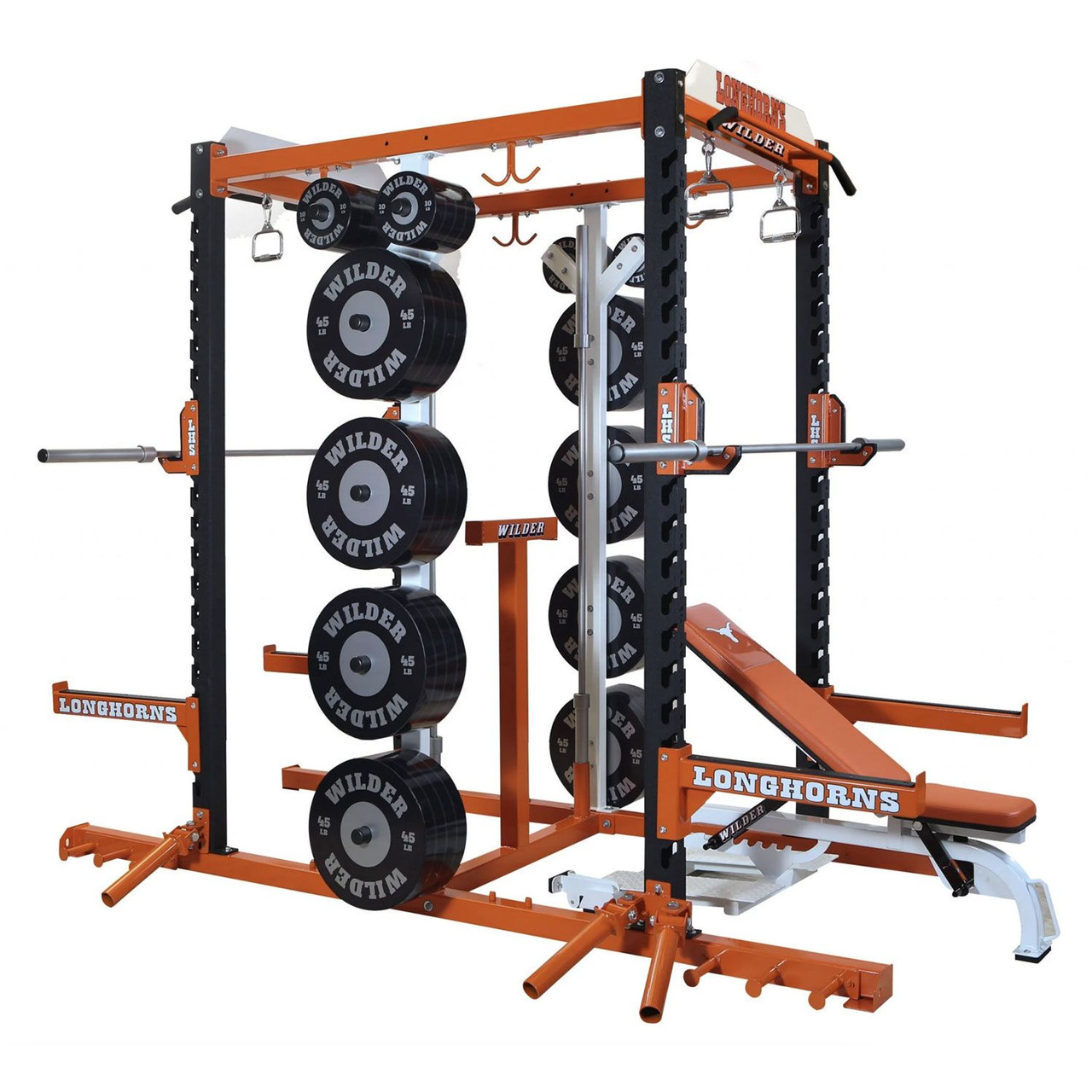 Solid Bar Fitness Pro Series Double Rack