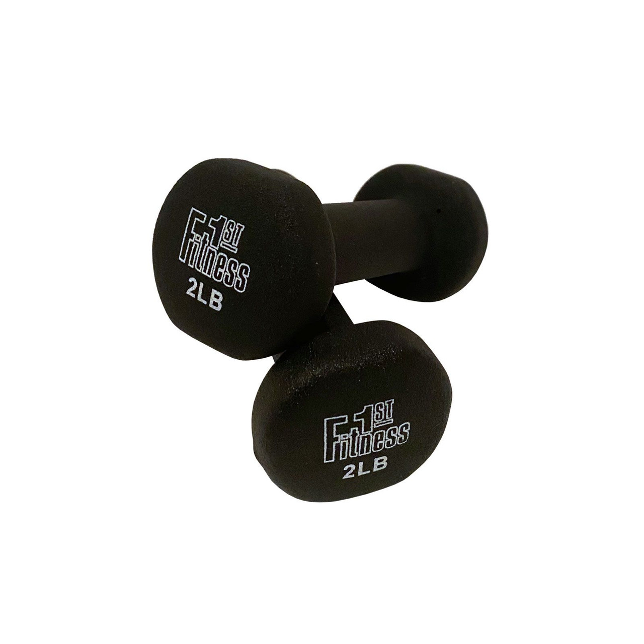 Fitness First Neoprene Dipped Dumbbells - Pairs 1 - 12 lbs.