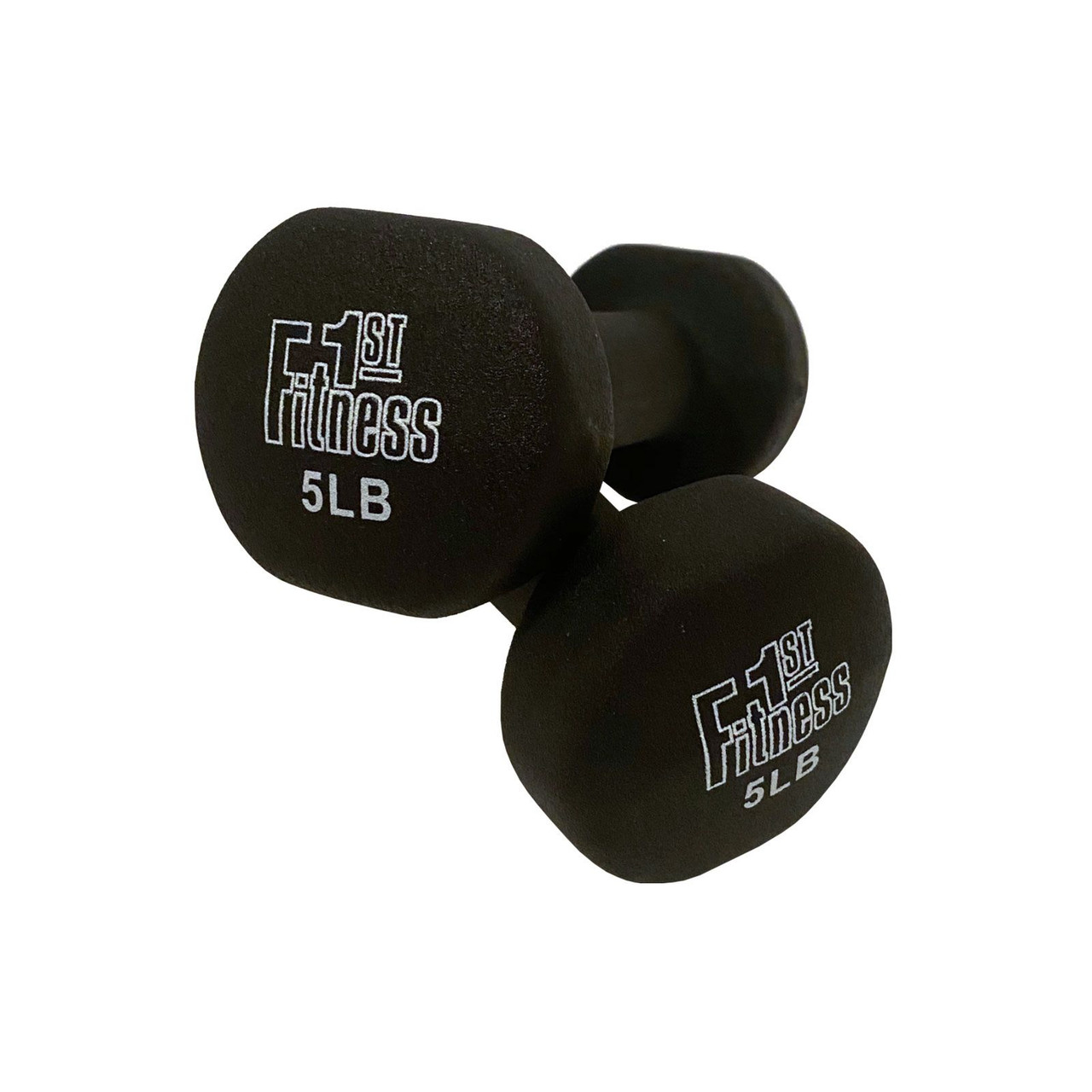Fitness First Neoprene Dipped Dumbbells - Pairs 1 - 12 lbs.