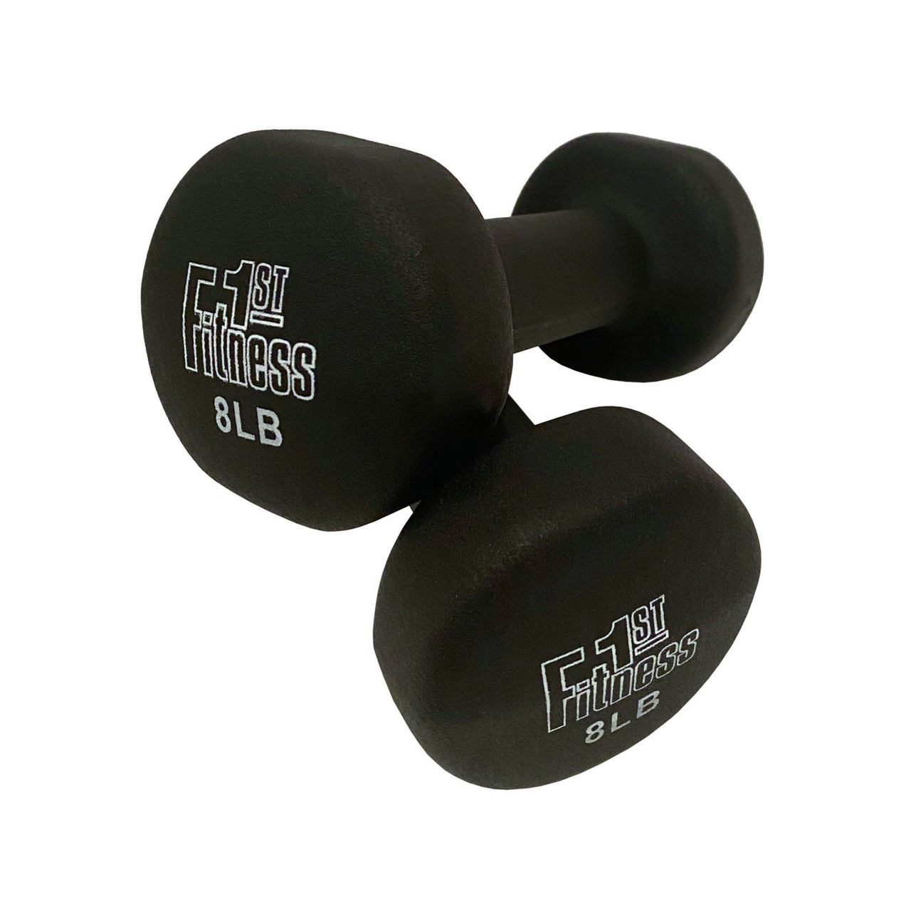 Fitness First Neoprene Dipped Dumbbells - Pairs 1 - 12 lbs.