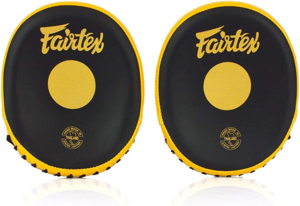 Fairtex FMV15 Curved Muay Thai Boxing Focus Punch Mitts (Pair