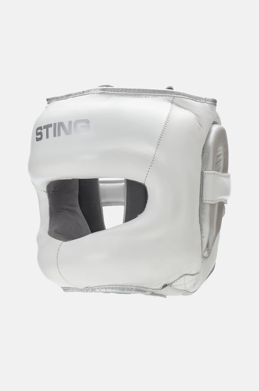 Sting Viper X Face Shield - White/Silver