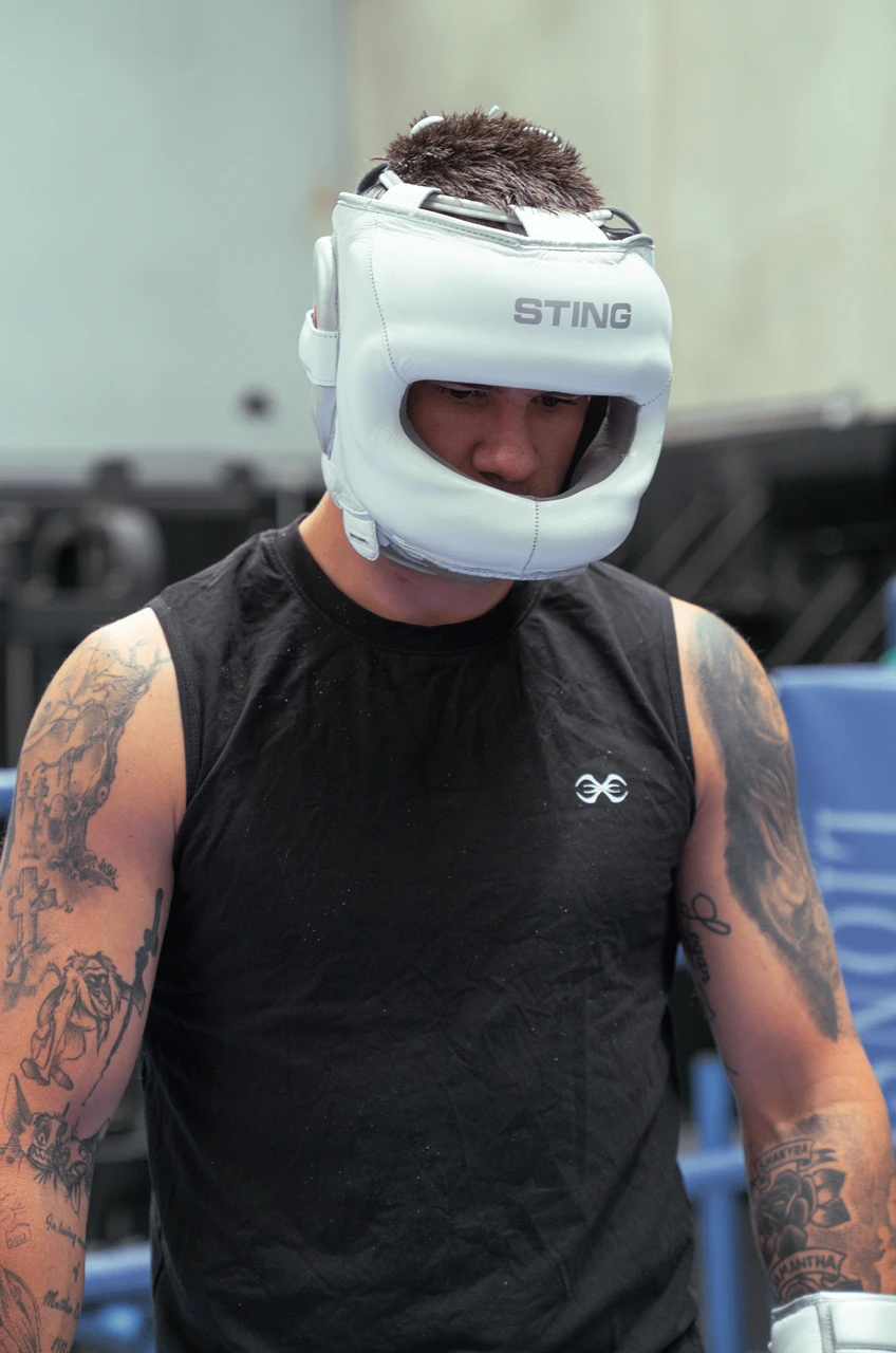 Sting Viper X Face Shield - White/Silver