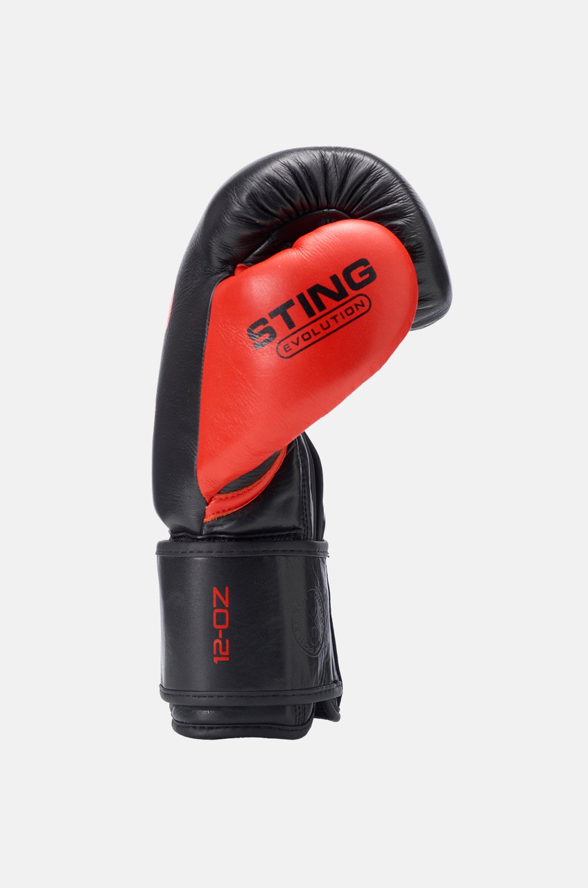 Sting Evolution Boxing Gloves - Black/Red